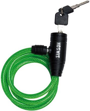 Simson kabelslot kinder sortie-Zilver