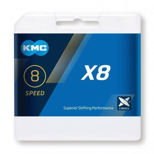 Kmc ketting X8 silver 114s-Grey