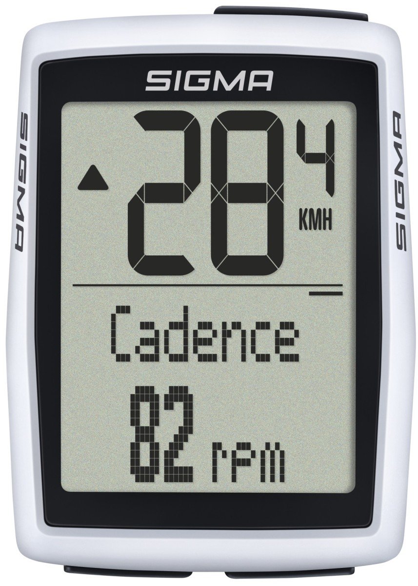 Sigma fietscomputer BC 12.0 WL STS-Wit|Zwart