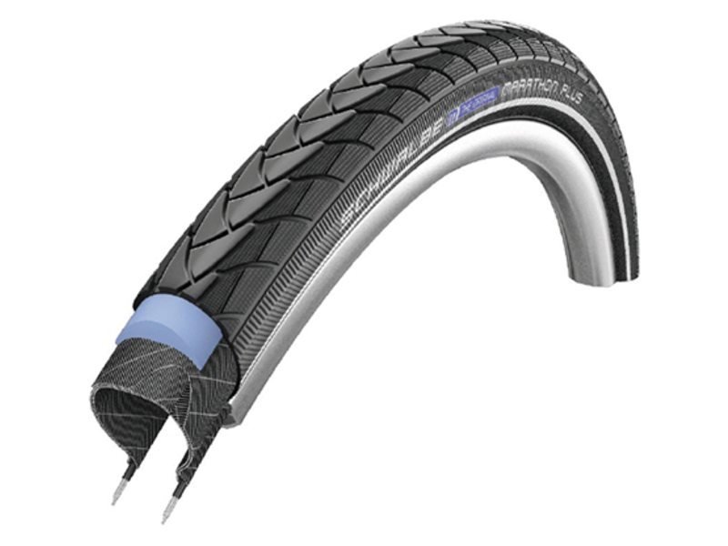 Schwalbe btb Marathon Plus 28 x 1.50 zw refl-Zwart