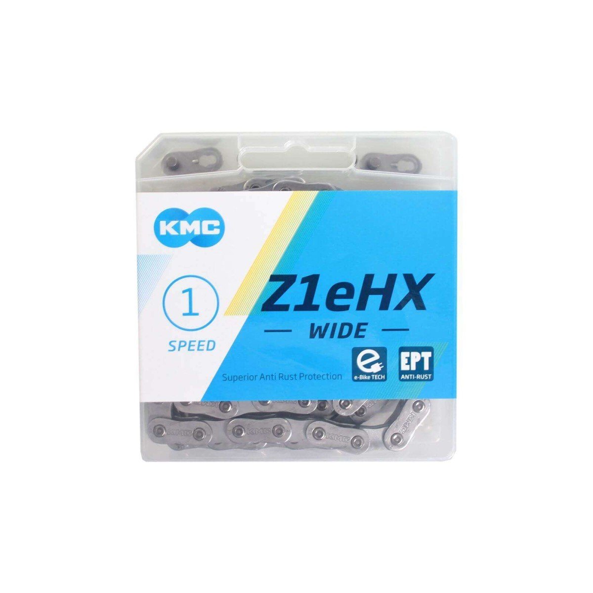 Kmc ketting Z1eHX 1/8 wide EPT 112s-Zilver