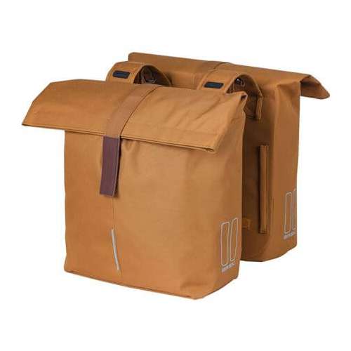 Basil fietstas dubbel City 28-32L-Camel Bruin