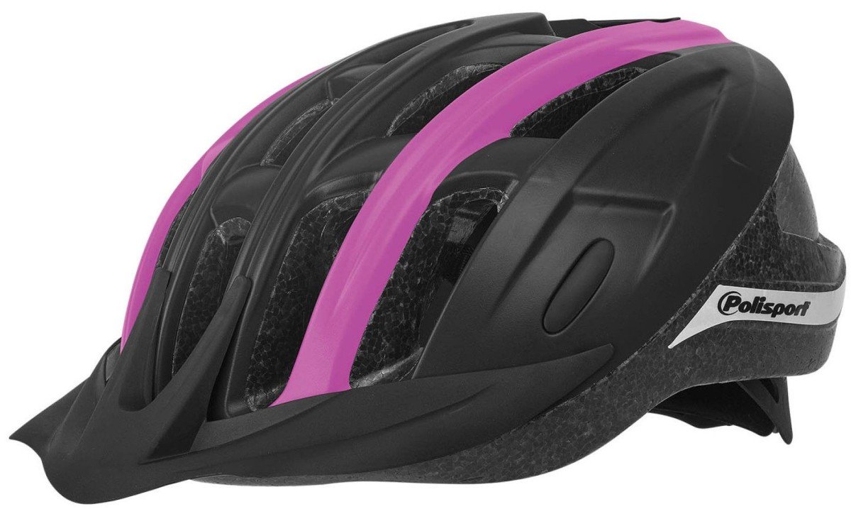Polisport Ride In Helm. maat: (54/58 cm), kleur:-M-Paars|Zwart