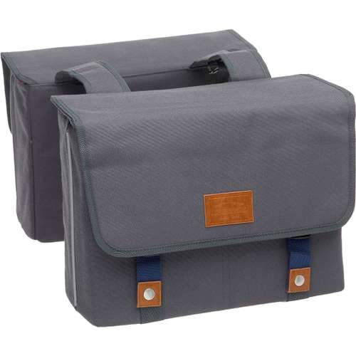 New Looxs dubbele tas Mondi canv grs-62L-Grijs