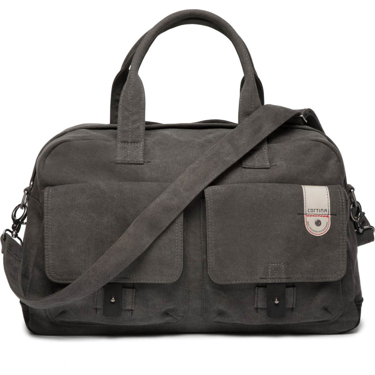 Cortina Handtas Kingston canvas-Grijs