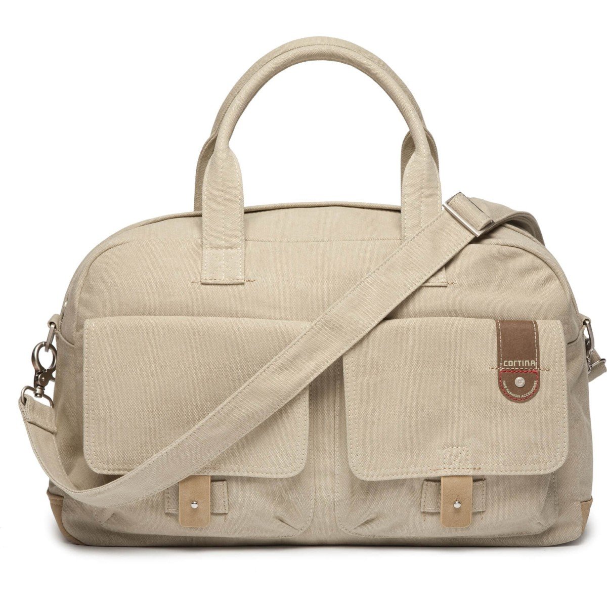 Cortina Handtas Kingston canvas-Beige
