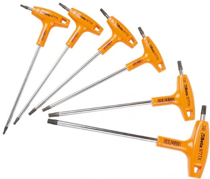 Unbranded Beta torxsleutel set 6-delig T handvat