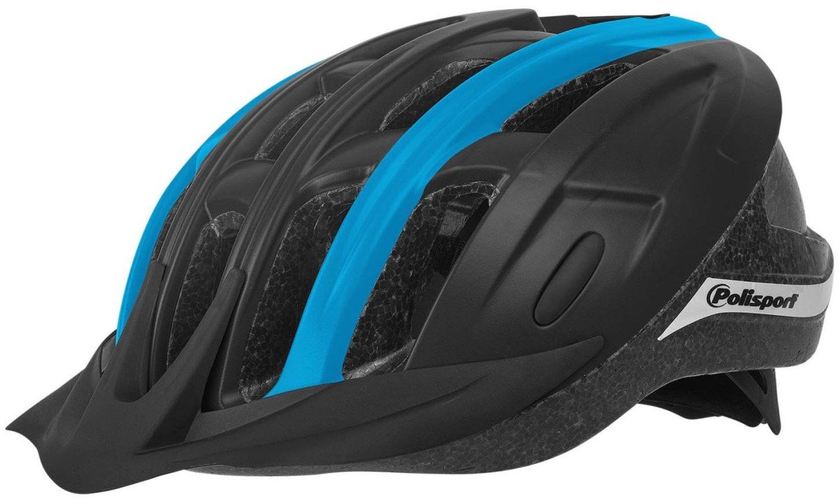 Polisport Ride In Helm. maat: (54/58 cm), kleur:-M-Blauw|Zwart