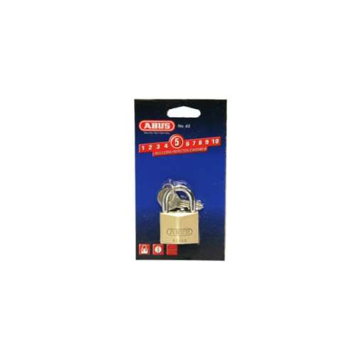 Abus hangslot 65/40mm op kaart-Koper