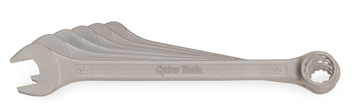 Cyclus ring-/steeksleutel 13mm-Zilver