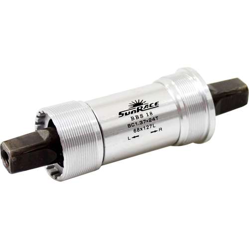 Sunrace trapas 68/127mm BSA aluminium-Zilver/Zwart