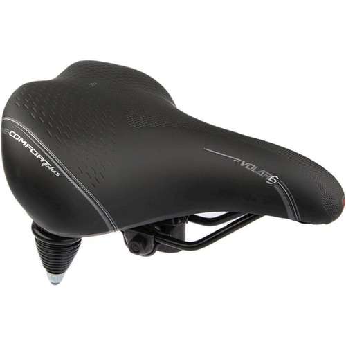 Selle Bassano zadel Volare XXL Cruiser-Zwart