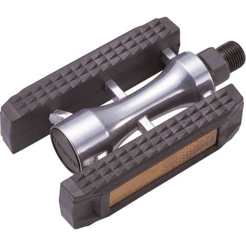 Union pedalen 868 alu huis pvc zwart op kaart-Zwart/Zilver