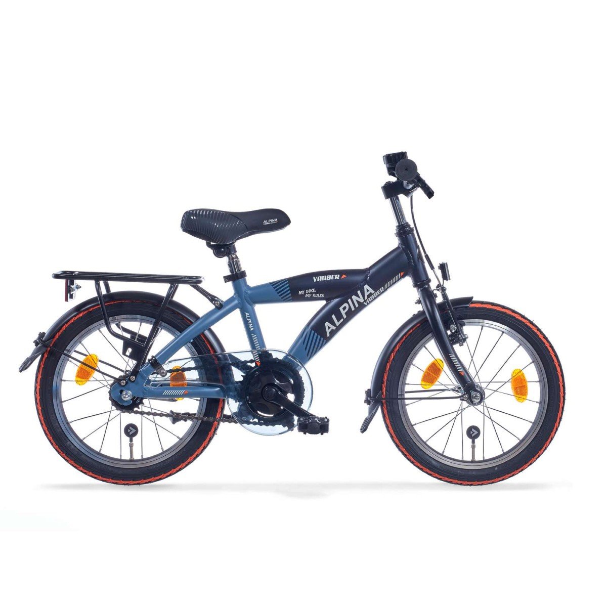 Alpina Yabber 16 Jongens 2026-Stone Blue Matt – Navy Blue Matt