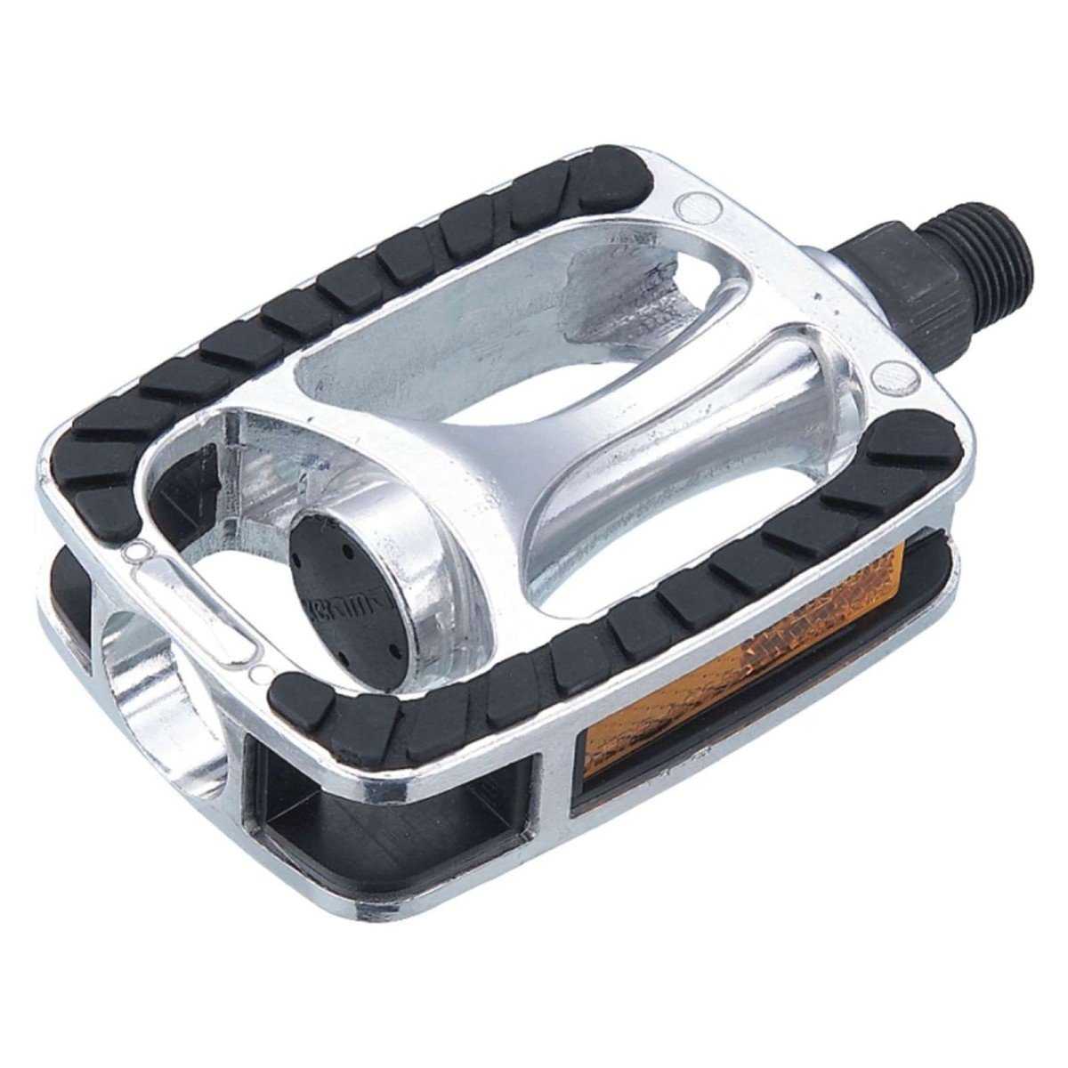 Union pedalen 811 anti-slip alu zwarte inle-Zilver