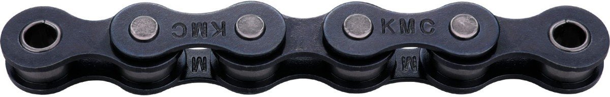 Kmc B1 ketting wide, 1/2 x 1/8, single spee-Zwart