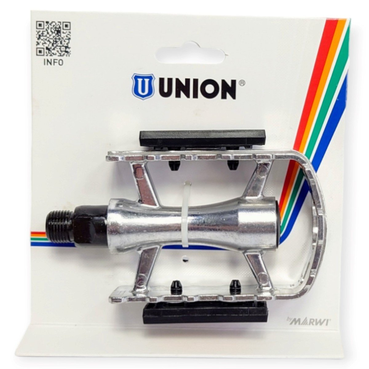 Union pedalen SP-610, zilver