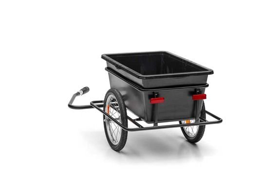 Roland fietskar BigBoy 90L + weber koppeling-Zwart