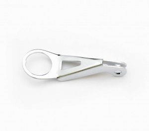 Simson lamphaak onder balhoofd moer-Chroom|Zilver