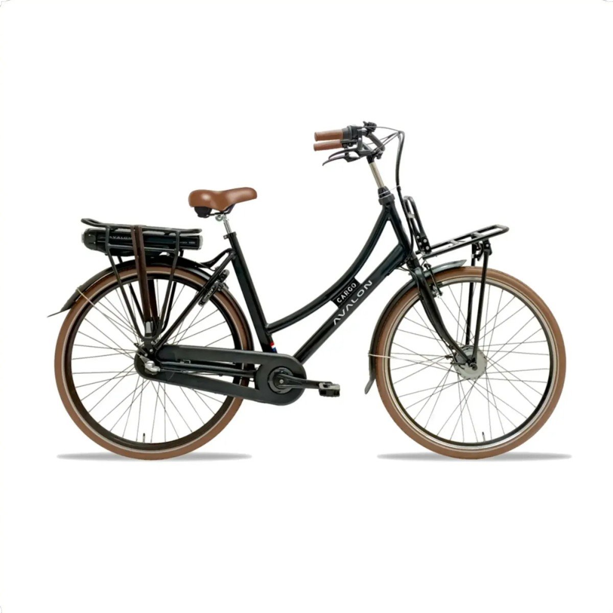 Avalon E-Cargo Dames 2026-50 cm-Matzwart