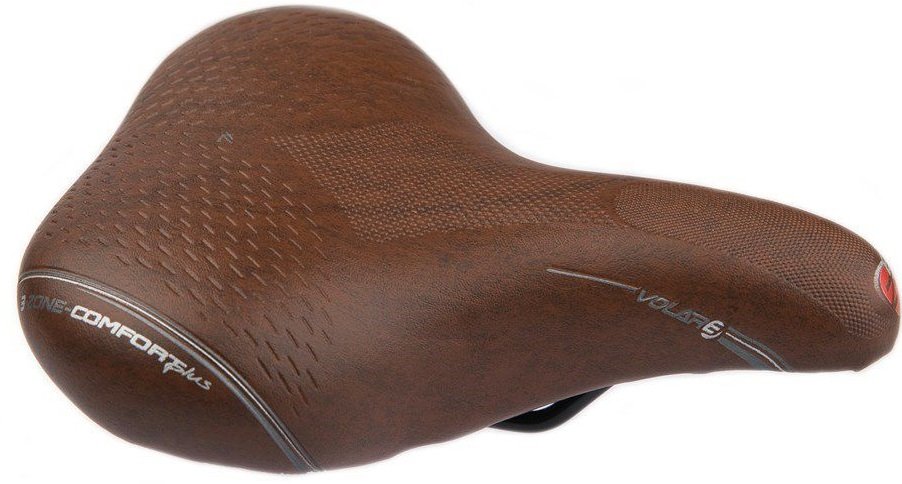 Selle Bassano Zadel Volare XL 3 Zone, zonder-Bruin