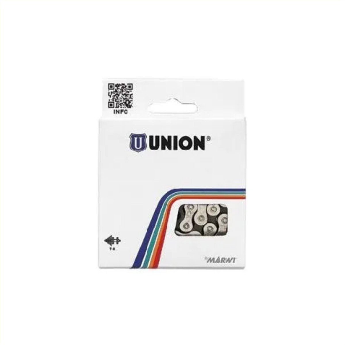 Union ketting 1/2×1/8-Grey